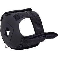 Produktbild von QHP Weidemaske mit Nasenlöchern als Fressbremse für Shettys in Schwarz