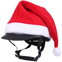 Produktbild von QHP Weihnachtsmütze für Winter und Weihnachten in Rot-Weiß aus Polyester