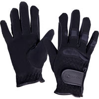 Produktbild von QHP Winterreithandschuhe Multi mit Fleece und Stretcheinsätzen Schwarz Junior 1