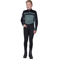 Produktbild von QHP Xavy Reitshirt für Kinder Langarm Winter Schwarz Größe 158