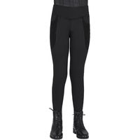 Produktbild von QHP Zahra Reithose für Mädchen Full Grip Schwarz