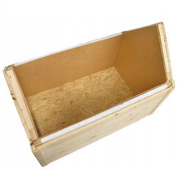 QLS Hundehütte aus Naturholz wasserfest und isoliert für den Outdoor-Einsatz – Bild 1 von 3