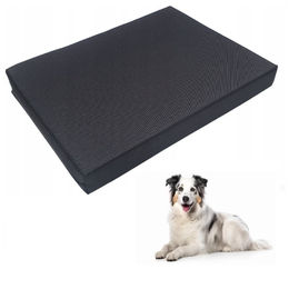 QLS Hundematte und Katzenbett aus Polyester in Größe L, wasserdicht, abnehmbar und waschbar, Schwarz oder Blau – Bild 1 von 4