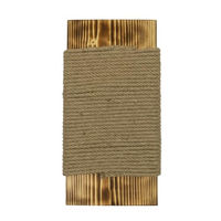 Produktbild von QLS Katzen Kletterwand XXL aus Holz in Braun mit Wandliege und Katzenregal