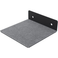 Produktbild von QLS Katzen-Wandregal aus Stahl mit Filz 20x20 cm für Katzen bis 8 kg