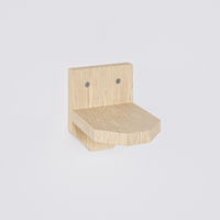 Produktbild von QLS Katzensprungplattform aus Holz zur Wandmontage für Katzen in Braun Natur