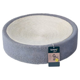Produktbild von Quapas Catscratcher Kratztonne aus Plüsch und Sisal Grau Klein