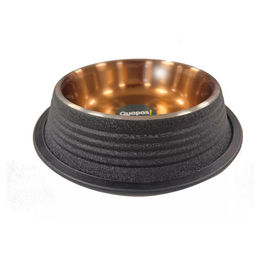 Produktbild von Quapas Futternapf für Hunde aus Keramik Schwarz 34 cm Durchmesser