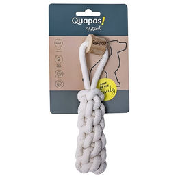 Produktbild von Quapas Hundespielzeug Kaffeeholz Dummy Wurfspielzeug aus Holz Größe S Weiß