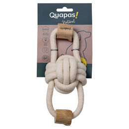 Produktbild von Quapas Hundespielzeug Pullbear aus Kaffeeholz vegan und ohne tierisches Protein