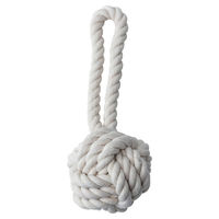 Produktbild von Quapas Hundespielzeug Toy Rope Ball Natural aus Baumwolle Größe M