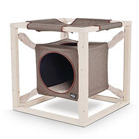 Produktbild von Quapas Katzenhöhle Catcube XL aus Filz in Olive