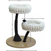 Produktbild von Quapas! Kratzbaum Dreamy XL aus Plüsch für Katzen