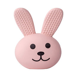 Produktbild von Quapas Quietschspielzeug Latex Rabbit Head Rosa für Hunde aller Altersstufen