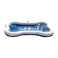 Produktbild von Quapas! Sprinkle Mat Blau/Weiß 140 x 90 cm