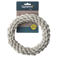 Produktbild von Quapas Toy Rope Round Natur Baumwolle Tauspielzeug Weiß 27 cm