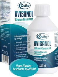 Quiko Avisanol Calcium-Konzentrat Ergänzungsfutter für Ziervögel 250 ml - 2 x 250 ml – Bild 1 von 3