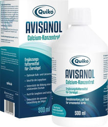 Quiko Avisanol Calcium-Konzentrat zur Nahrungsergänzung für Ziervögel 500 ml - 500 ml – Bild 1 von 6