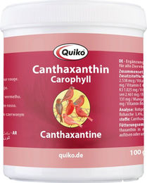Quiko Canthaxanthin Ergänzungsfuttermittel für Vögel zur Rotfärbung 100 g - 100 g – Bild 1 von 5