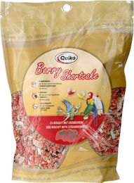 Quiko Ei-Biskuit Erdbeere Ergänzungsfutter für Vögel und Wellensittiche 125 g - 125 g – Bild 1 von 4