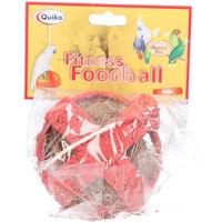 Produktbild von Quiko Fitness Foodball Rojo Snack für Ziervögel mit Kolbenhirse und Kokosnuss 100 g - 100 g