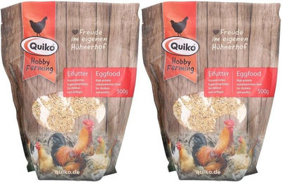 Quiko Hobby Farming Eifutter für Hühner und Geflügel Trockenfutter mit Vitaminen 500g – Bild 1 von 1