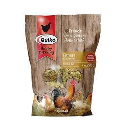 Quiko Hobby Farming Fitness Kräuter Ball für Hühner 4 x 100g - 4 x 100 g – Bild 1 von 9