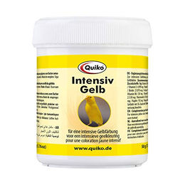 Produktbild von Quiko Intensiv Gelb Paste Ergänzungsfutter für Ziervögel mit Gelbfaktoren 100g - 100 g