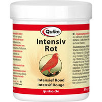 Produktbild von Quiko Intensiv Rot Ergänzungsfutter für Ziervögel mit Rotfaktoren 50 g - 50 g