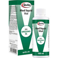 Produktbild von Quiko Med V Liquid mit Oregano-Öl für Ziervögel 100 ml - 100 ml