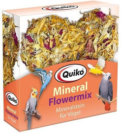 Quiko Mineral Flower-Mix Mineralstein für Vögel 90 g - 90 g – Bild 1 von 4