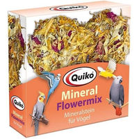 Produktbild von Quiko Mineral Flower-Mix Mineralstein für Vögel 90 g - 90 g