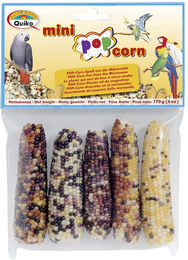 Produktbild von Quiko Mini Pop Corn Snack für Papageien und Kakadus ohne tierisches Protein 1000g