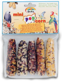 Quiko Mini Popcorn Maiskolben Snack für Papageien und Kakadus 170g ohne tierisches Protein - 170 g – Bild 1 von 2