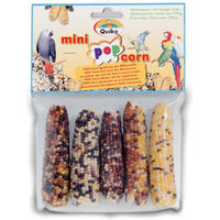 Produktbild von Quiko Mini Popcorn Maiskolben Snack für Papageien und Kakadus 170g ohne tierisches Protein - 170 g