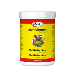 Quiko Multivitamin Ergänzungsfutter Pulver zur Vitaminversorgung für Ziervögel wie Kanarienvögel und Papageien 750 g - 750 g – Bild 1 von 2