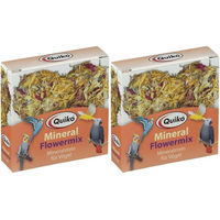 Produktbild von Quiko Pickstein Mineral Flower-Mix bunter Mineralstein zur Zahnpflege für Vögel wie Kanarienvögel, Wellensittiche und Papageien 180g