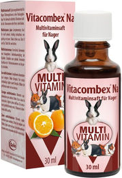 Quiko Vitacombex NA Multivitaminsaft für Kleintiere wie Kaninchen Meerschweinchen Chinchilla und Hamster 125 ml - 125 ml – Bild 1 von 3