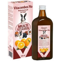 Produktbild von Quiko Vitacombex Na Multivitaminsaft für Nagetiere wie Kaninchen Meerschweinchen Hamster und Chinchilla 500ml - 500 ml