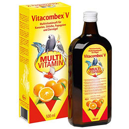 Quiko Vitacombex V Multivitaminsaft für Ziervögel 500 ml - 500 ml – Bild 1 von 2