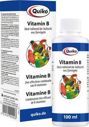Quiko Vitamin B Liquid Ergänzungsfutter für Ziervögel 100 ml - 100 ml – Bild 1 von 2