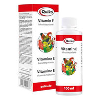 Produktbild von Quiko Vitamin E Liquid Ergänzungsfutter für Kanarienvögel und Wellensittiche 100 ml - 100 ml