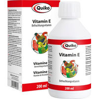 Produktbild von Quiko Vitamin E Liquid Ergänzungsfutter für Kanarienvögel, Wellensittiche und Ziervögel 200 ml - 200 ml