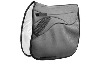 QUITTPAD Dressur Schabracke WAVE Contact-QuickDry silber – Bild 1 von 1