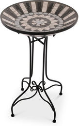 Raburg Vogeltränke Vogelbad stehend mit Mosaikmuster, 44 cm Ø, Maylin 4.5 l – Bild 1 von 5