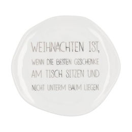 Produktbild von Räder Geschirr Design Teller Klein Weihnachten Ist Wenn Die Besten (14 cm)