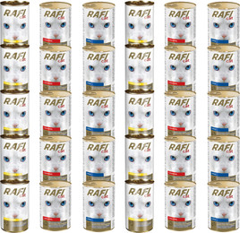 Produktbild von RAFI Adult Mix Nassfutter für Katze - 30 x 415 g