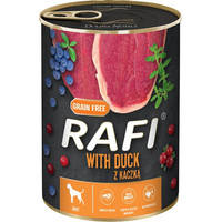 Produktbild von Rafi Adult Nassfutter mit Ente, Blaubeere und Cranberry - 24 x 400 g