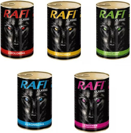 Produktbild von Rafi Classic Mix Rind, Lamm, Truthahn, Wild, Geflügel 1240 g x 10