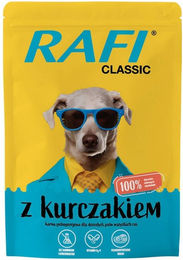 Produktbild von RAFI Classic Nassfutter mit Huhn für Hunde 400g